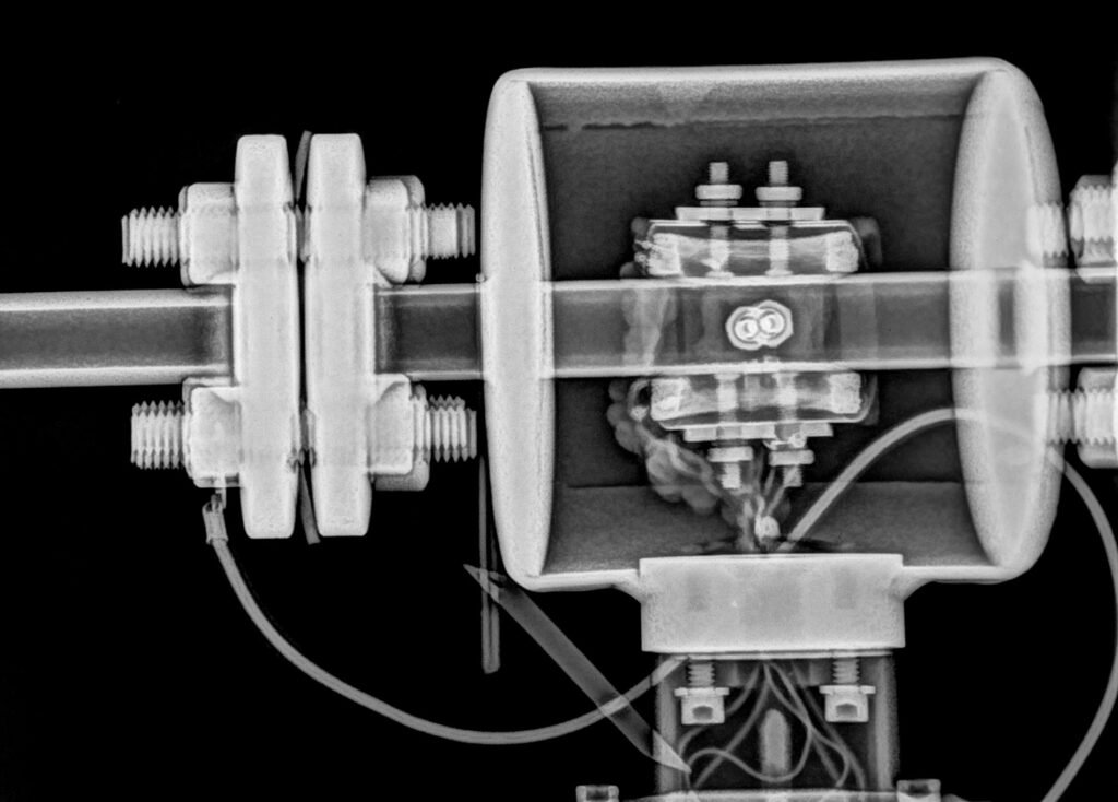 Engineer reviewing high-resolution digital radiography images for non-destructive testing certification in Australia
