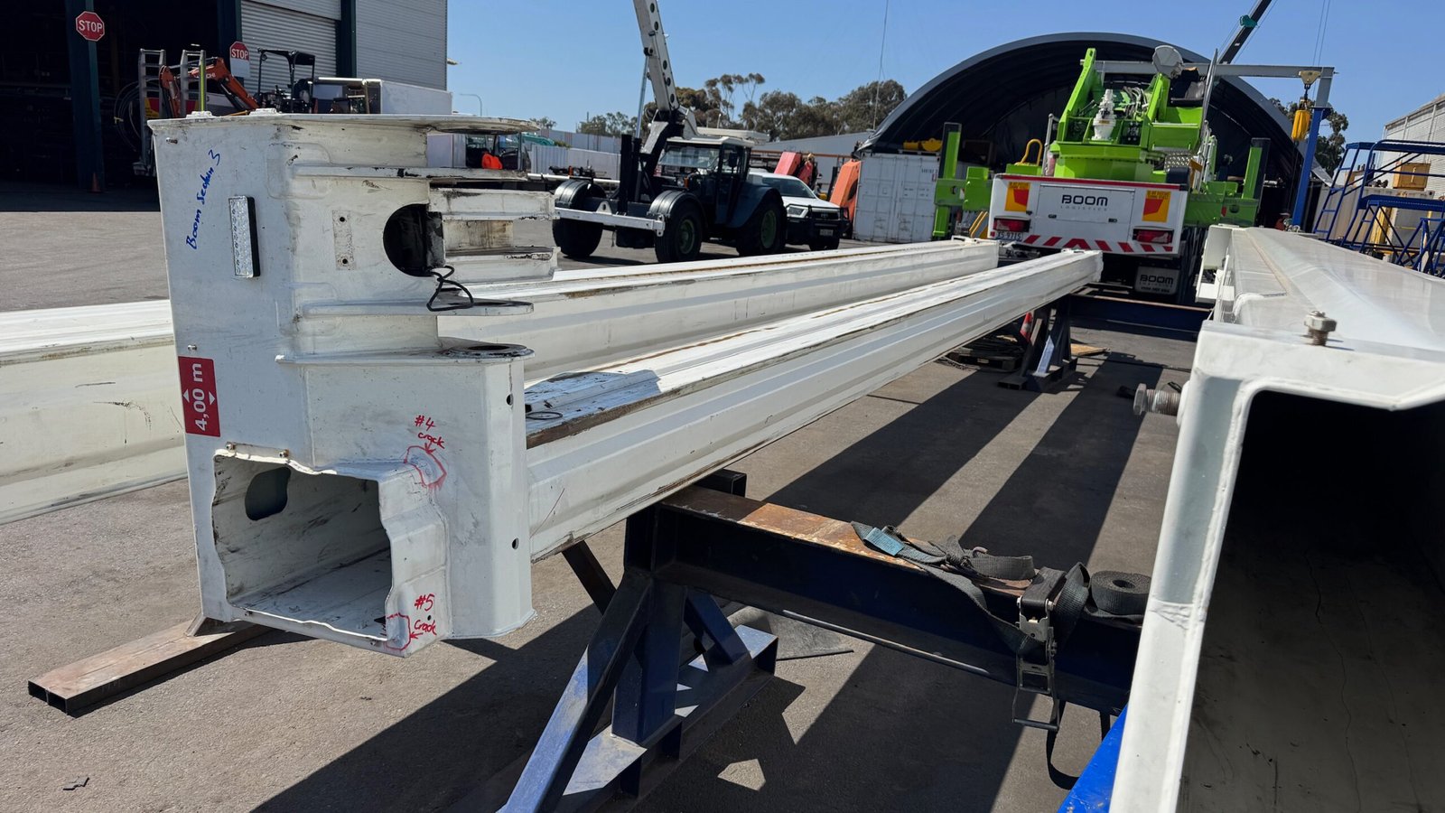 Australia, boom removed for 10 yearly testing